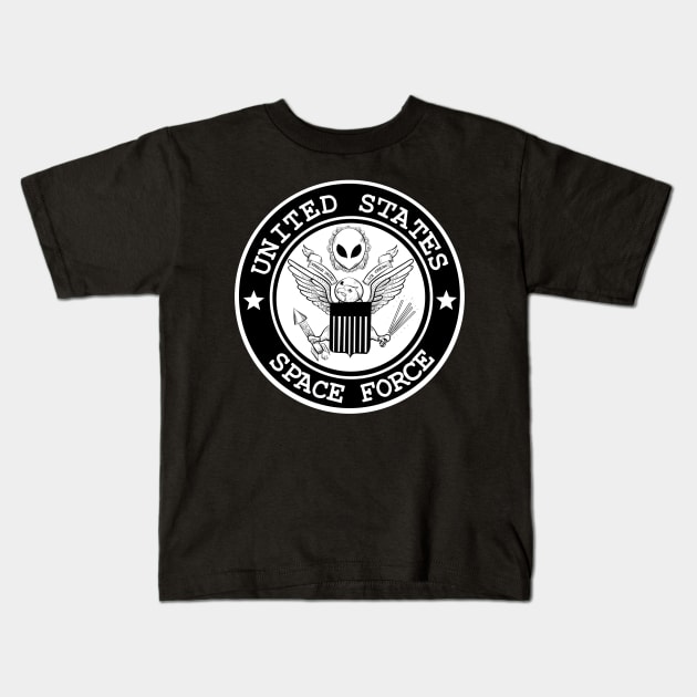 United States Space Force Kids T-Shirt by LVBart